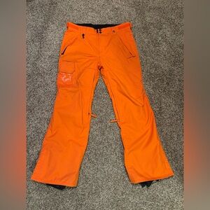 686 Men's Vibrant Orange Cargo Pants